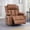 Brown, variant on GAOHAPY Rocker Recliner Chair with Heat and Massage,360°Swivel Recliner Chair for Adults Elderly,Oversized Recliner Single Sofa Seat with 2 Cup Holders and Side Pocket(Brown)