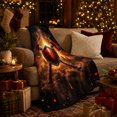 thumbnail image 3 of Medieval Fantasy Hero Shield Axes Battle Scene, Cozy Friendship Quote Scene, Warm Flannel Blanket for Living Room and Reading Nook, Art Lovers Encouragement Gift, Fantasy Home Decor, 3 of 9