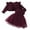 L-Wine876, variant on MEZZALL Girls Outfits Set Autumn Toddler Dress With Cape Tops And Dress For Baby Girls 6 Months To 3 Years Casual Wear Fall Outfits Trendy Cartoon Clothing