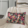 thumbnail image 5 of Zufioo Many Kind Of Flowers Print Double-sided Plush Pillow Cover,Decorative Pillow Protector without Pillow Core, Suitable for Sofa, Bedroom, Car-14"x20", 5 of 6