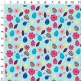 thumbnail image 2 of Colorful Easter Eggs and Flowers Premium Roll Gift Wrap Wrapping Paper, 2 of 5