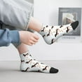 thumbnail image 6 of Uemuo Dachshund On A Skateboard Printed Crew Socks, Moisture-Wicking Socks, Athletic Socks for Men Breathable Cushion Socks Casual Sport Socks for Running Traveling, 6 of 6