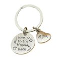 thumbnail image 4 of STARTIST Dad Mom Keychain Bag Charms Key Chain for Women Heart Shape Keychain for Luggage, 4 of 9