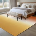 thumbnail image 5 of Gradient Orange Washable Living Room Rugs 6'x9', Modern Minimalist Yellow Orange Ocean Beach Low Pile Throw Large Area Rug Non-Slip Sturdy Edge Binding Carpet for Dining Room Kitchen Office, 5 of 9