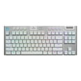 thumbnail image 4 of Logitech Gaming G915 TKL - Keyboard - backlit - wireless - USB, Bluetooth, 2.4 GHz - key switch: GL Tactile - white, 4 of 7