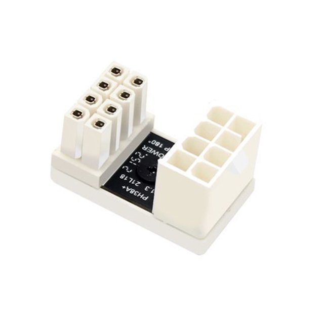 Adaptador de 8 pines de 180 grados para computadora de escritorio en forma de U para tarjeta de video (8PIN STD) Tmvgtek Para estrenar