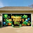 thumbnail image 2 of zhangmingg Festive Garage Banner for Home with Irish Themed Patterns, 2 of 6