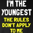 thumbnail image 3 of CafePress - I'm The Youngest Rules Do Long Sleeve Dark T Shirt - Long Sleeve Dark T-Shirt, 3 of 4