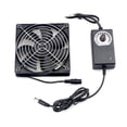 thumbnail image 5 of 120mm 2700RPM Fan Cooling with Controller 12cm 12V Btc Machine Chassis Workstation Cabinet Radiator, 5 of 5