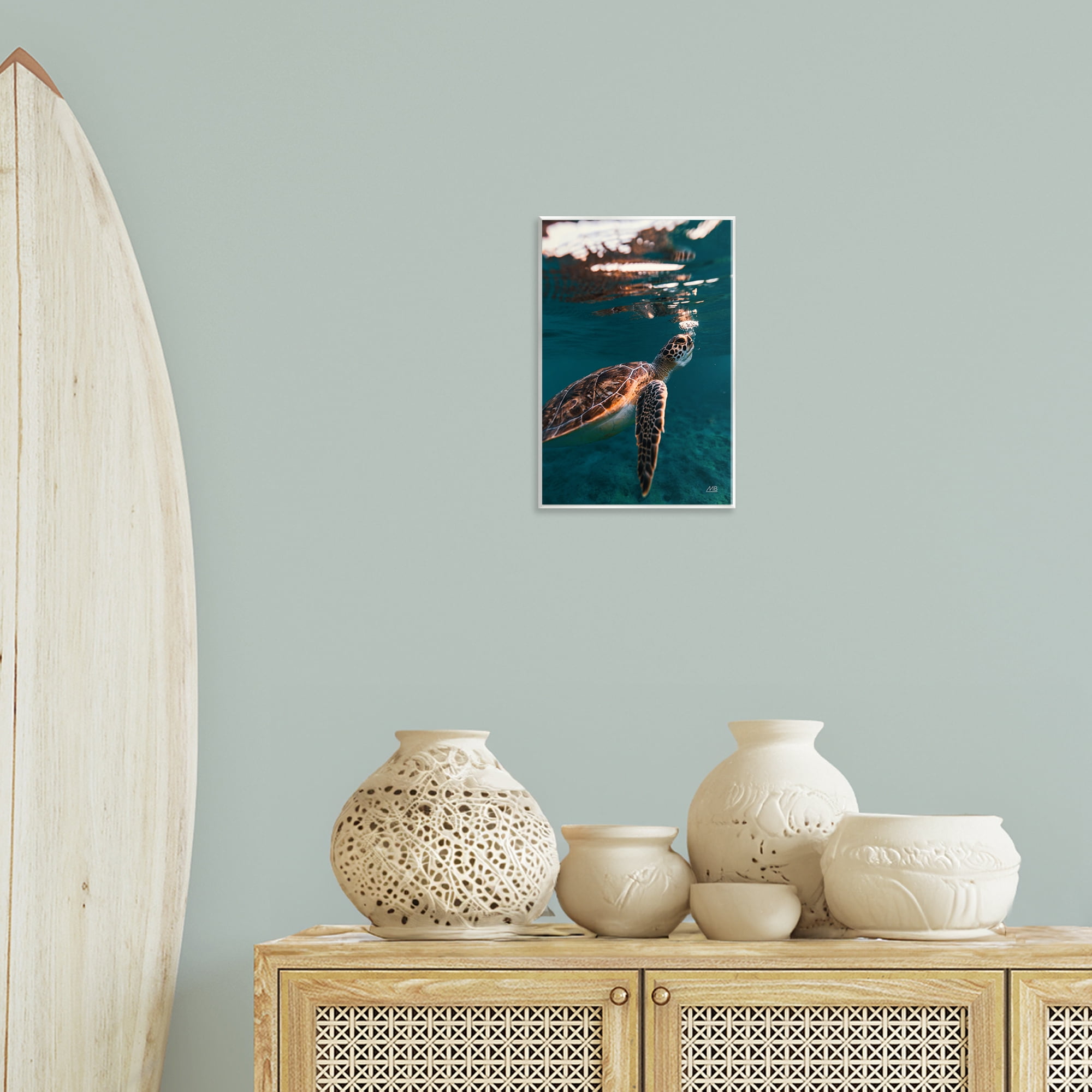 Stupell Industries Blowing Bubbles Turtle Animals Photography Unframed Art Print Wall Art, 10 x 15