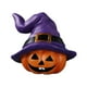 thumbnail image 2 of Figuras de calabaza de resina para decoración de Halloween, esculturas de resina para jardín Violeta Izquierda, 2 of 9