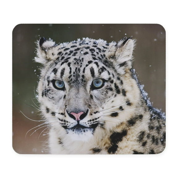 CafePress - Snow Leopard Mousepad - Non-slip Rubber Mousepad, Gaming Mouse Pad