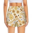 thumbnail image 4 of Haiem Honey Honeycomb Women's 2 in 1 Running Shorts - Lightweight Athletic Workout Gym Yoga Breathable Sports Shorts Liner with Phone Pockets-Large, 4 of 9
