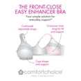 thumbnail image 5 of Comfort Choice Women's Plus Size Easy Enhancer Front-Close Wireless Bra, 5 of 6