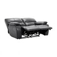 thumbnail image 5 of Pemberly Row Faux Leather Power Double Reclining Loveseat in Gray, 5 of 7