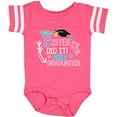 thumbnail image 3 of Inktastic My Sister Graduated with Cap and Arrows Girls Baby Bodysuit, 3 of 5