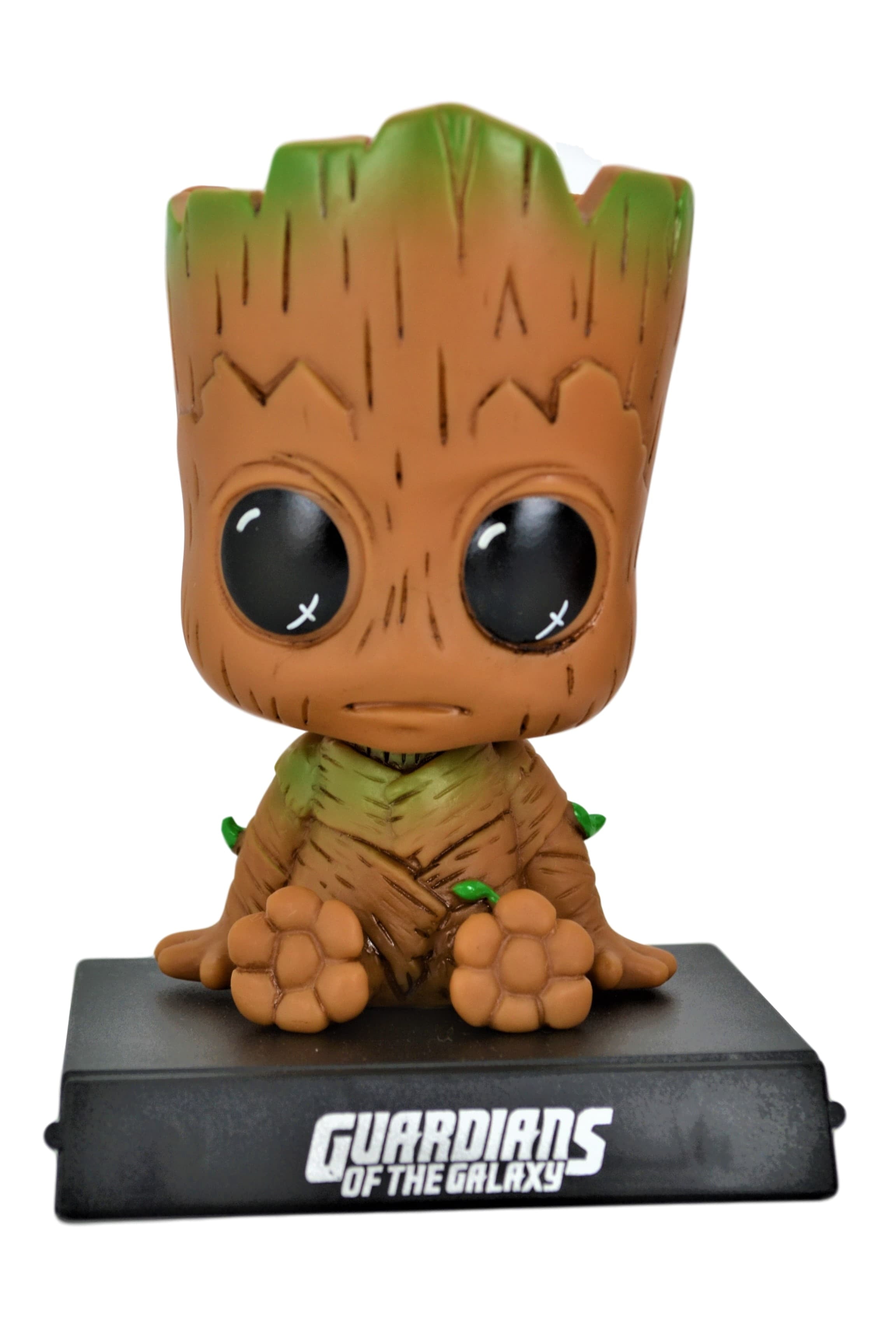 Guardians of The Galaxy Cute Groot PVC Bobblehead Car Office Home Ultra Detail Doll .