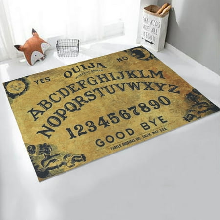 75x45cm Ouija Board Spirit Magick Non Slip Indoor Outdoor Door Mat Rugs Washable