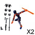 thumbnail image 1 of Figura de acción masculina,Cuerpo articulado de figura de acción multiarticulada impreso en 3D,Figura de acción Impresa en 3D Móvil con múltiples articulaciones,Maniquí de 2 piezas, 1 of 10