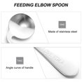 thumbnail image 3 of SKISUNO Adaptive Spoon Set Stainless Steel Nonweighted Wider Handles for Home Use Easy to Clean 2Pcs, 3 of 7