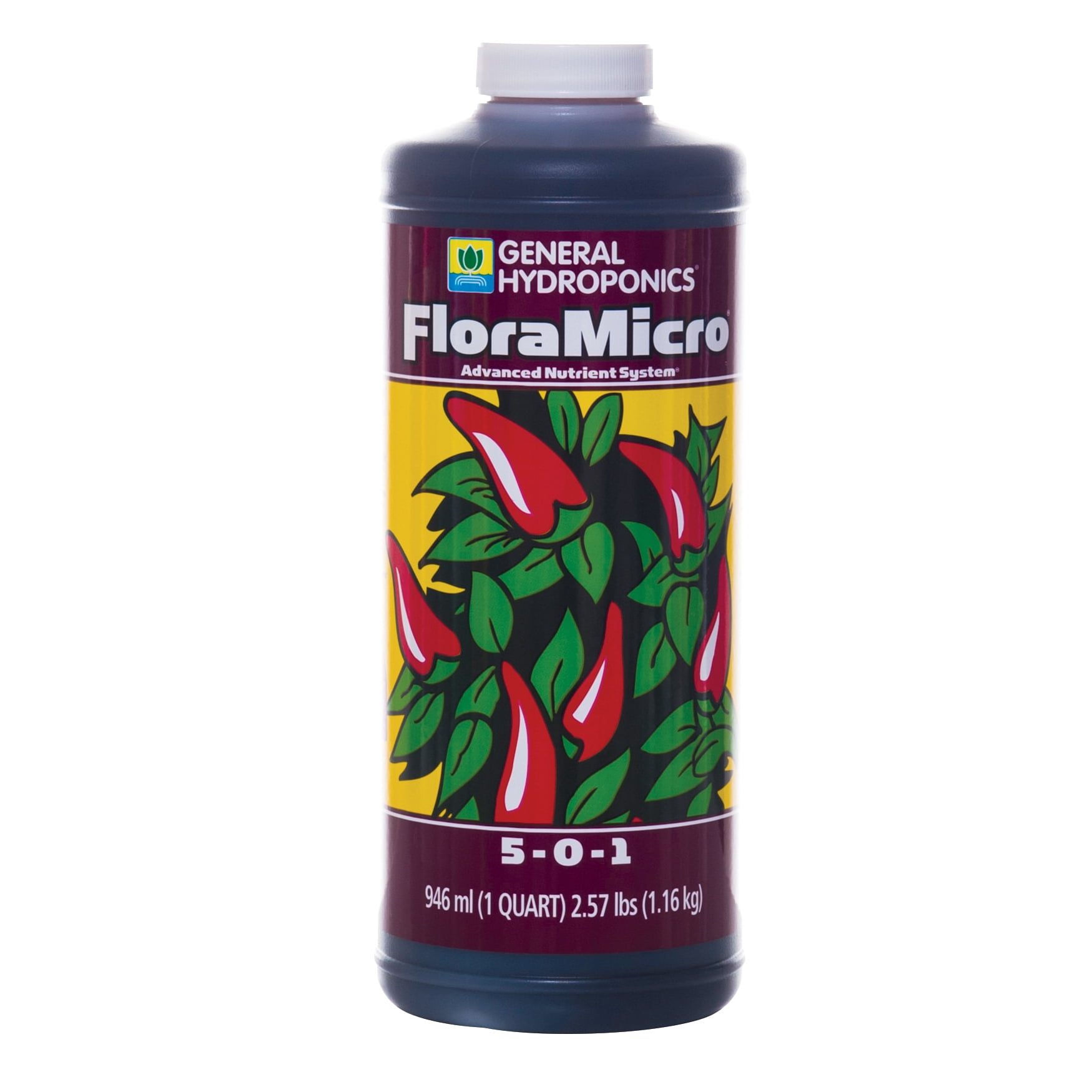 General Hydroponics GLCMBX0009 Calimagic & Flora Gro, Micro & Bloom Combo, 1 Quart Fertilizer
