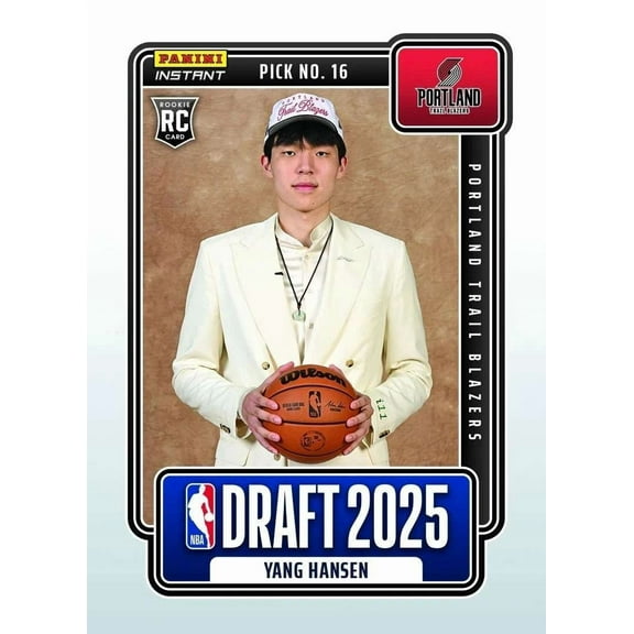 2025-26 Instant Draft Night Basketball Yang Hansen NBADN-16 [Rookie]