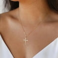 thumbnail image 4 of CIYISON Trendy Diamonds Chain with Elegant Sturdy Stainless Steel Crosses Pendant Portable for Stylish Outfits Daily Use, 4 of 21