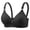 Black, variant on Summer Middle Adjustable Close Knit Bra Without Underwire,Bras for Women Pink 44