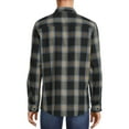 thumbnail image 4 of Burnside Men's Plaid Flannel Shirt, Sizes S-2XL, 4 of 5