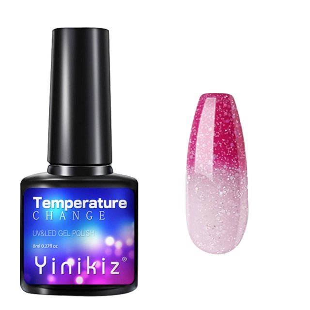 Temperature Change Nail Glue Gradient Phototherapy Nail Polish Glue Tool 10ml