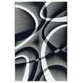 thumbnail image 5 of Glory Rugs Area Rug 5x7 Navy Door Mat Modern Swirls Carpet Bedroom Living Room Contemporary Dining Accent Sevilla Collection 4816, 5 of 5