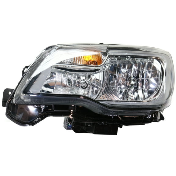Headlight Compatible With 2017-2018 Subaru Forester Left Driver Halogen With bulb(s)