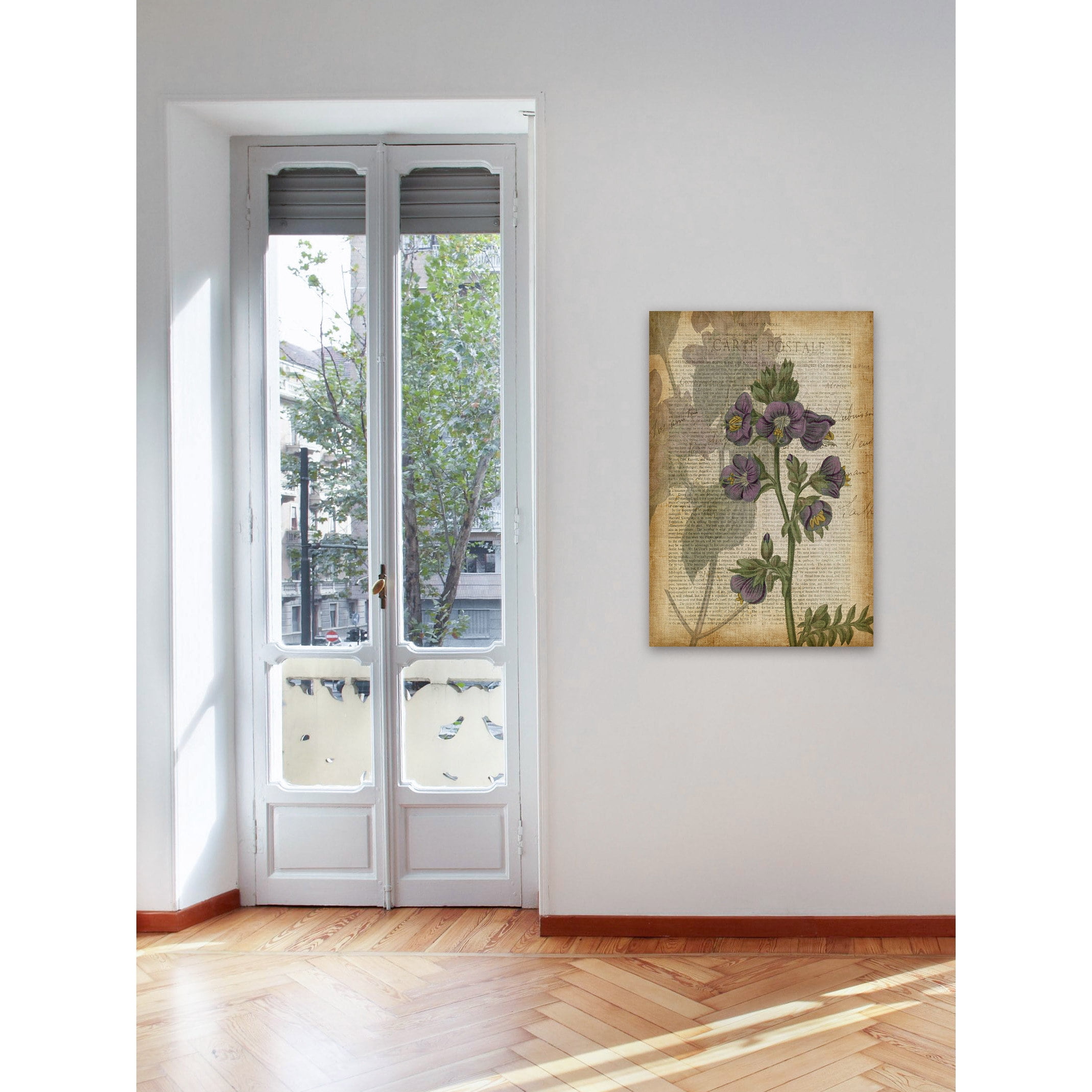 Marmont Hill "Fucshia Flowers I" Painting Print on Wrapped Canvas