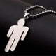 thumbnail image 2 of Billie Eilish pendant necklace in stainless steel, 2 of 5