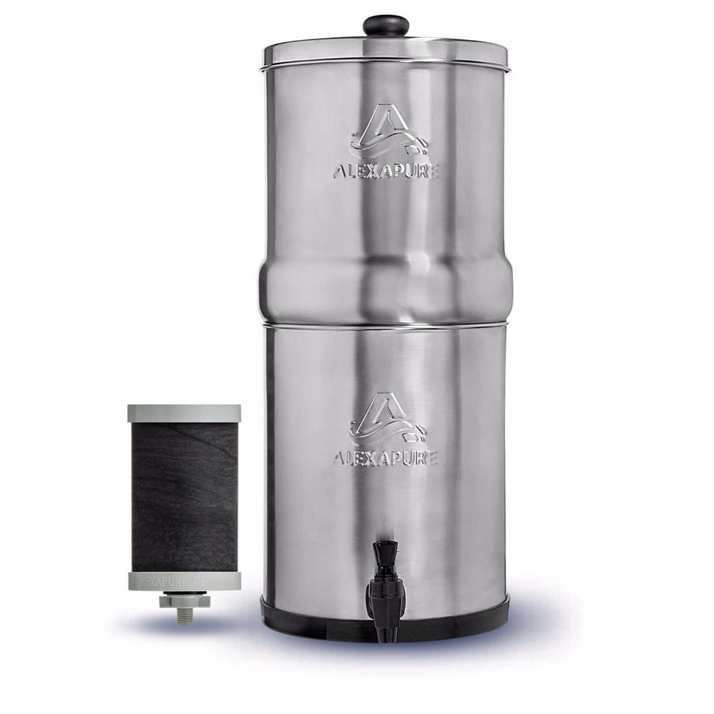 Alexapure Pro Stainless Steel Water Filtration System 5,000 gallon capacity