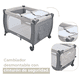 thumbnail image 5 of Cuna Corral Dodo Baby Lumi Con Cambiador Y Mosquitero Beige, 5 of 10