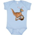 thumbnail image 3 of Inktastic Easter Velociraptor with Bunny Ears Boys or Girls Baby Bodysuit, 3 of 5