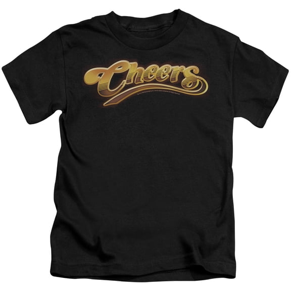 Cheers Cheers Logo Youth 18/1 T-Shirt Black