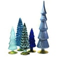 thumbnail image 2 of Cody Foster Blue Hued Glass Trees Set / 5 - 5 Glass Trees 17 Inch, Glass - Christmas July 4Th Village Decorate Decor Ms2040b, 2 of 3