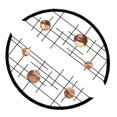 thumbnail image 1 of 7055 731236256946 Arcs Metal Wall Art - Polished Copper, 1 of 1
