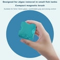 thumbnail image 3 of CBFFDC Mini Fish Scrubber Mini Magnetic Fish Brush Algae Cleaner Easy Grip Double Sided Floating Glass Window Cleaning Tool Aquarium Accessories, 3 of 7