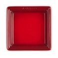 thumbnail image 2 of Le Creuset Stoneware Square Dinner Plate Dish, Set of 2, Cerise Red - 8.2" L, 8.2" W, 1.3" H, 2 of 5