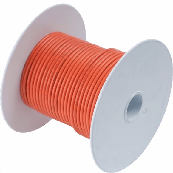 Ancor Primary Wire 100510 Wire 18 Tinned Copper Orange 100 .
