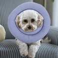 thumbnail image 4 of PAMINGONO Collar Suave Para Mascotas De Cirugía Transpirable Color Azul Oscuro, 4 of 7