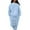 Light Blue, variant on Track Suits for Women Set Plain Crewneck Sweatshirt and Jogger Sweatpants 2 Piece Matching Sweatsuit Lounge Set