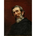 thumbnail image 2 of Henryk Siemiradzki 12x14 Gold Ornate Wood Frame and Double Matted Museum Art Print Titled - Portrait of Aleksander Stankiewicz, Painter (1890s), 2 of 4
