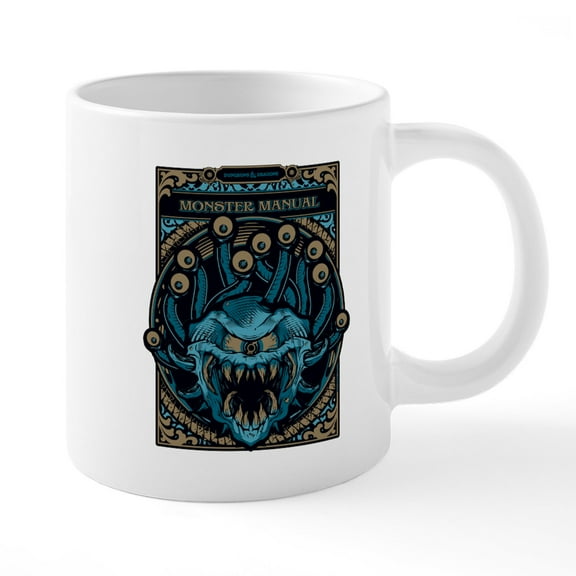 CafePress - Dungeons And Dragons Xanathar - 20 Oz White Ceramic Mega Mug