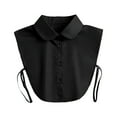 thumbnail image 3 of Women's Jacket Short Shirt Collar Decorative Crew Neck Shirt False Collar Women Dress Shirts Layering Button down Insert Toddler Colla Blouse Colla Shirt Women Cropped Womens Dickey Button up, 3 of 3