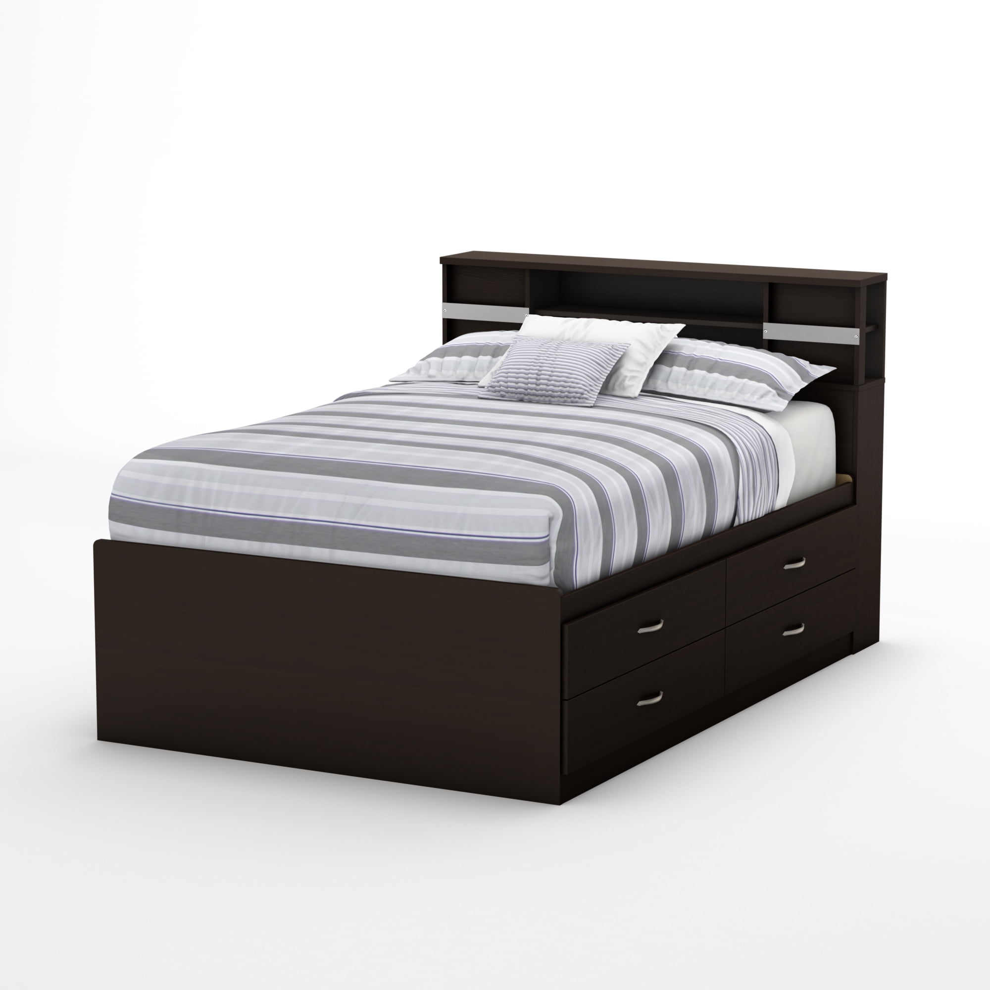 South Shore Soho Full Captain Bed 54 With 4 Drawers Multiple