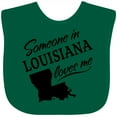 thumbnail image 3 of Inktastic Someone in Louisiana Loves Me Boys or Girls Baby Bib, 3 of 4